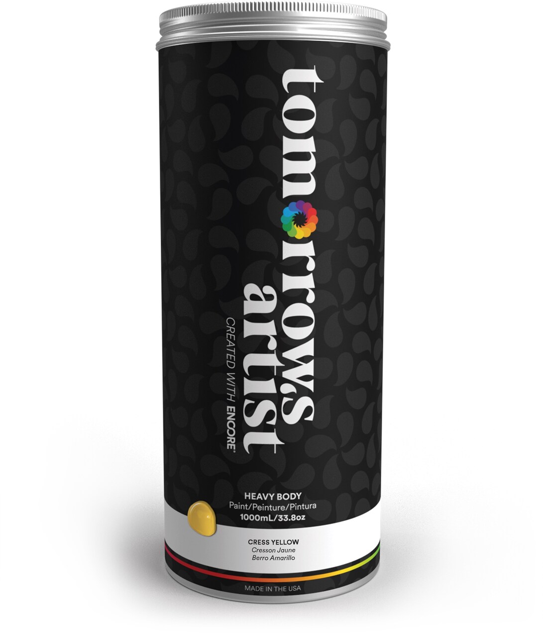 Tomorrows Artist: Heavy Body Eco-Friendly Sustainable Acrylic Art Paint 100ml/3.38oz, 250ml/8.45oz, 500ml/16.91oz, 1000ml/33.81oz